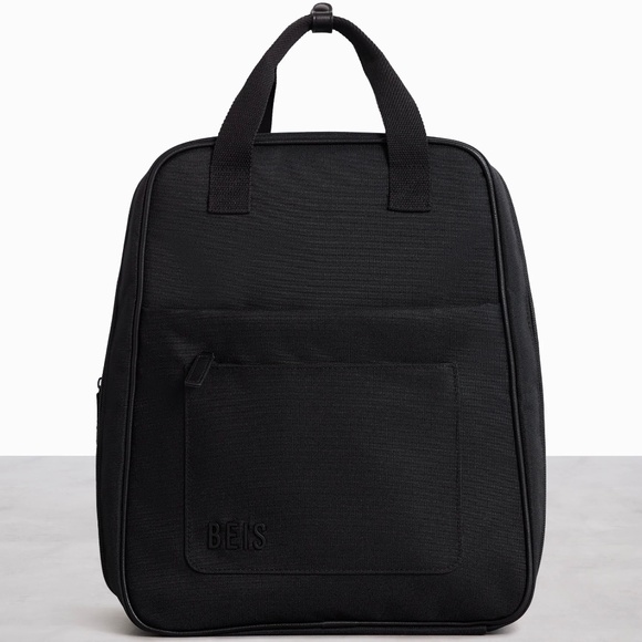 BEIS Bags New With Tags Beis The Expandable Backpack In Black